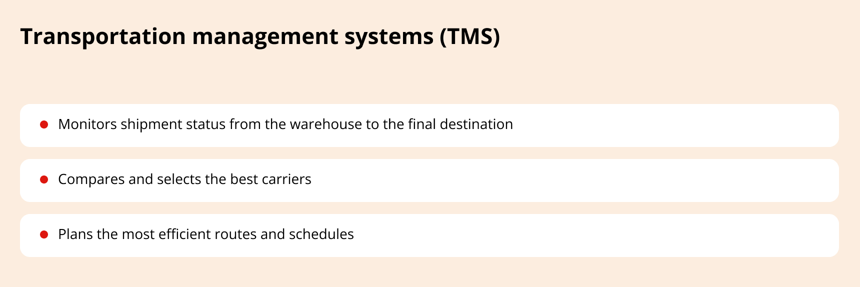 tms software for logistics